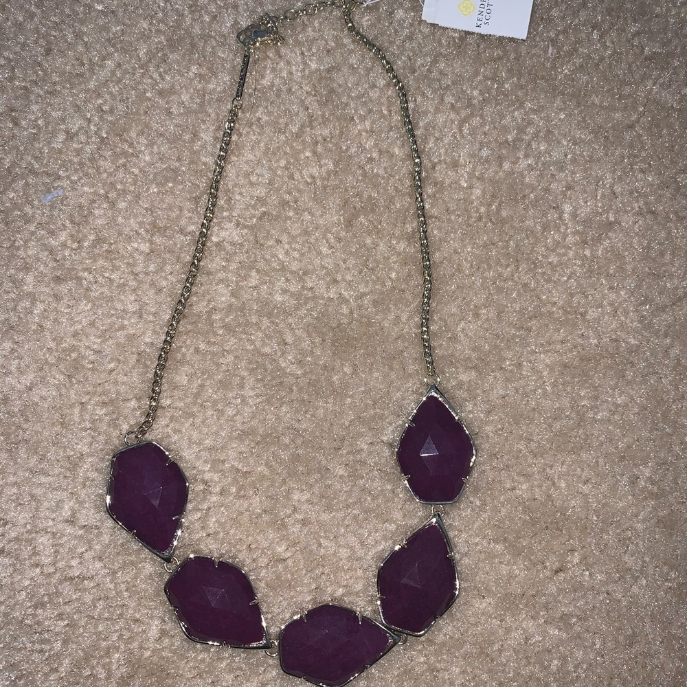 Kendra Scott Custom Purple Necklace (unworn)